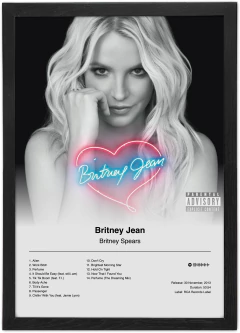 Quadro - Britney Spears (Britney Jean) - comprar online