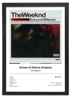 Quadro - The Weeknd (Echoes Of Silence) - comprar online