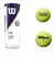 Tubo 3 Pelotas Tenis Wilson Roland Garros All Court Official - comprar online