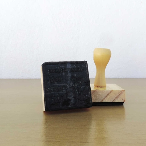 Carimbo Madeira Logotipo