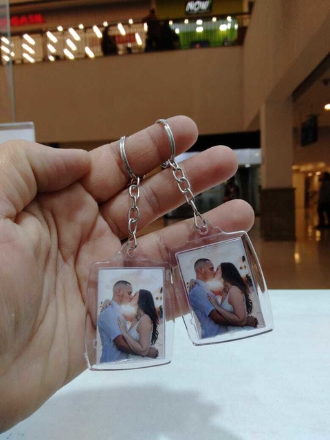 Chaveiro de Acrílico tamanho 3x4cm