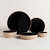 Set Bowls 15cm. Korba x 2 - Negro Brillante - Chichimamerry Home