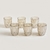 Set vasos Rombos Champagne x 6 Bajos