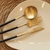 Set Cubiertos Dublin Black x 3