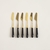Set de 6 cuchillos Black/Gold