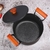 Set de ollas Negras con madera - Chichimamerry Home