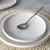 Set Platos postre Tozeur Dots Blanco x 2