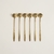 Set x 6 cucharas Flor - Gold - comprar online