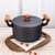 Set de ollas Negras con madera - comprar online