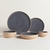 Set Platos Hondos Korba x 2 - Gris Oscuro - tienda online