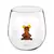 Vaso De Vidrio Cristal 3D Bear 350 Ml