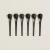 Set x 6 Cucharitas Vajra Negros - comprar online