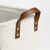 Canasto Boucle Crudo Rectangular - comprar online