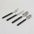 Juego de cubiertos VASSA Toscana 24p. - Black - comprar online