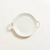 Fuente redonda Cream Puntitos - comprar online