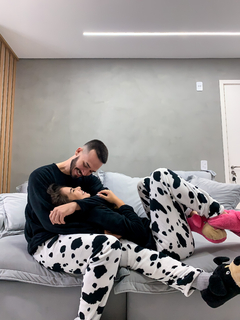 Pijama casal vaquinha na internet