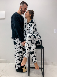 Pijama casal vaquinha