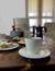 Set de taza y plato con detalles