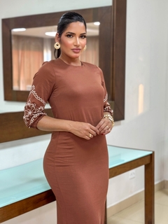 Vestido reto longo - comprar online