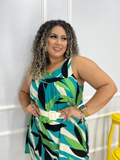 Vestido curto linho
