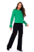 103600 BLUSA ML LASTEX PUNHO DOCE TRAMA - Boutique Atitude
