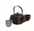Set Tetera Shanghi Ceramina Marron Cuatro Cuenco 750ml - comprar online