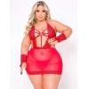 CAMISOLA PLUS SIZE TALLYTA MODA APIMENTADA VERMELHO G1
