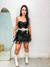 Saia Couro Franjas - comprar online