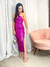 Vestido Paetê Midi Frente Única - loja online