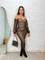 Vestido tule poá