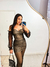 Vestido tule poá na internet