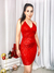Vestido Paetê Tubinho Decote - comprar online