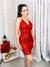 Vestido Paetê Tubinho Decote