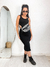 Vestido Midi Recortes Ribana