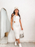 Vestido Midi Recortes Ribana na internet