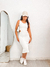 Vestido Midi Recortes Ribana
