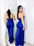 Calça Pantalona Paetê Fenda - comprar online