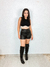 Shorts Couro Fake