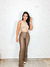 Cropped Canelado Franja Strass na internet