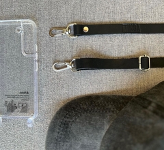 CORREA CEDRO NEGRO.( Strap de cuero regulable)