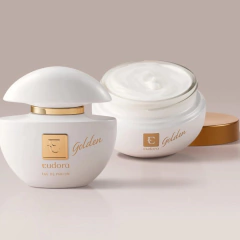 Combo Eudora Golden: Eau de Parfum 75ml + Creme Acetinado Corporal 250g - comprar online