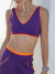 Top Bicolor leeom- Ube\tangerina
