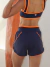 Short bicolor Leeom- marinho\ tangerina - Leeom Movement