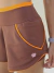 Short bicolor Leeom- Cappuccino\ tangerina - comprar online