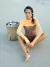 Cropped Sand Tule Laranja - comprar online