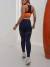 Legging Vibes- marinho\tangerina - loja online