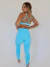 Legging Flow Azul turqueza - Leeom Movement