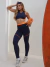 Legging Vibes- marinho\tangerina