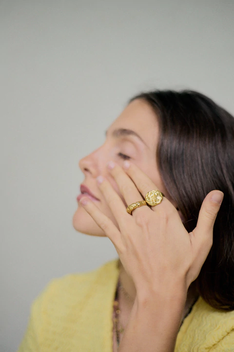 Anillo Circón Orgánico