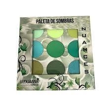 PALETA DE SOMBRAS NUANCES VERDE - LUDURANA